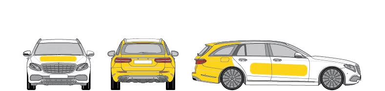 Skizzierung des PKW Premium L Pakets