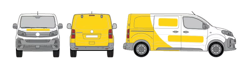 Skizzierung des Transporter Premium L Pakets